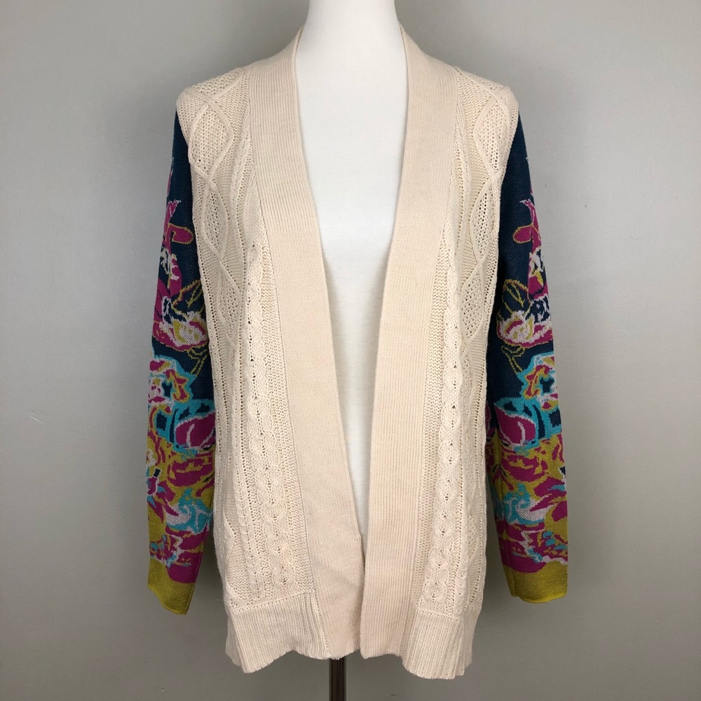 Flying Tomato Floral Cardigan Knit